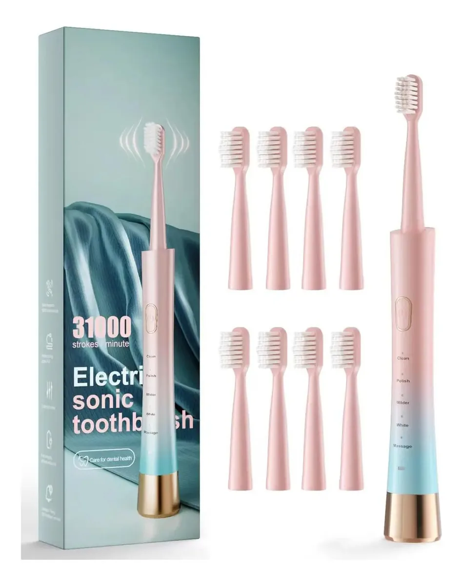 Escova de dentes elétrica sônica recarregável Ajelu Degrada