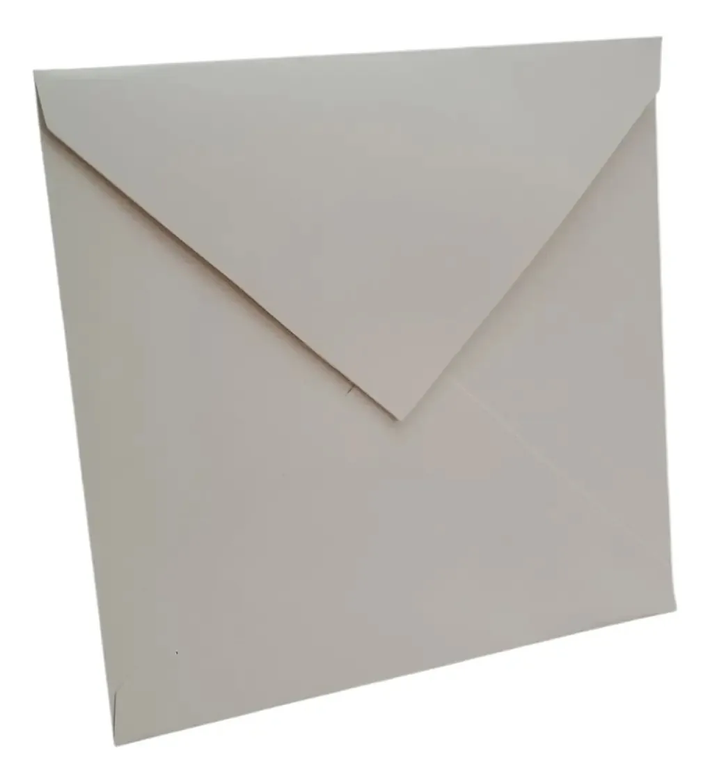 Envelope Papel Bico Quadrado 20,5x20,5 Markatto Concetto Bianco Consult Grafica