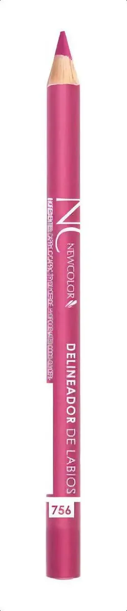 Novo delineador de lábios rosa Color N°756