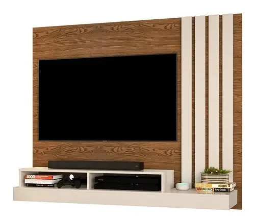 Estante Livro Painel Requinte Tv 32 42 43 50 55 Polegadas