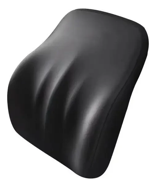 Almofada de apoio lombar, almofada traseira, escritório, carro, cor preta