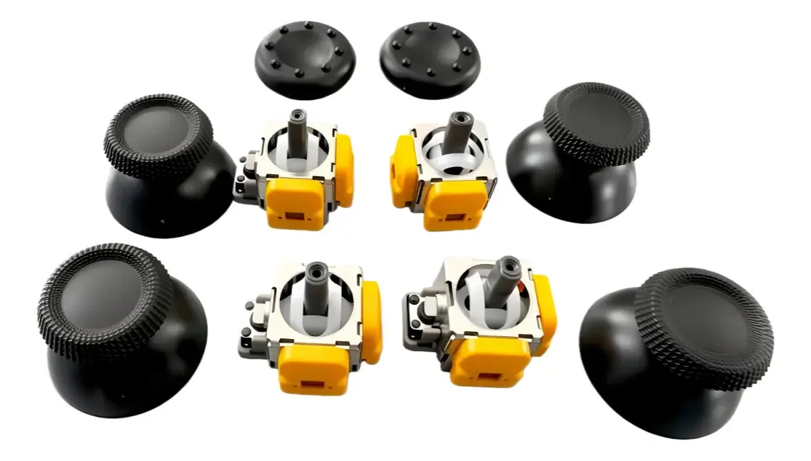 Potenciômetro magnético de efeito Hall de 4 joysticks para capa Ps5+ 6, kit de reparo de alavanca, consoles de videogame fáceis de reparar, joystick, Aimbot Ps5, Scum Ps5, joystick Ps5, potenciômetro