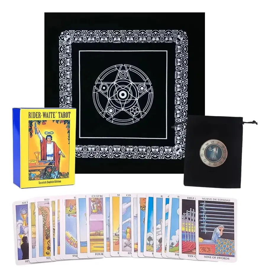 Jogo Completo de Cartas de Tarot 78 Cartas para Iniciantes