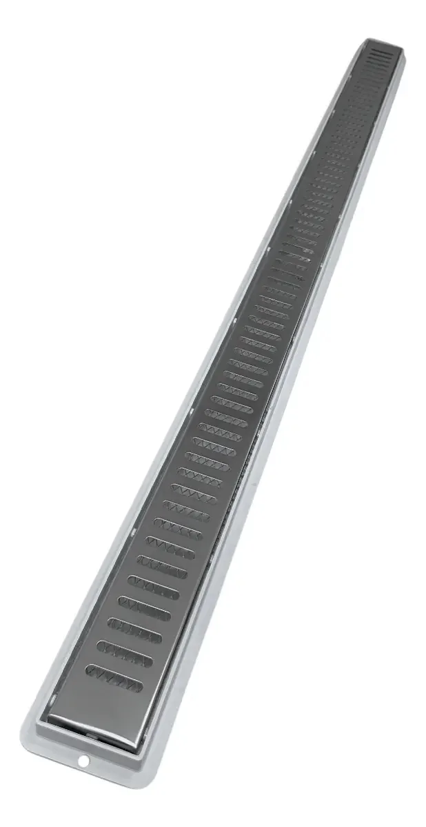 10 Ralos Linear 5x70 Sifonado Anti Inseto Grelha Inox Polido