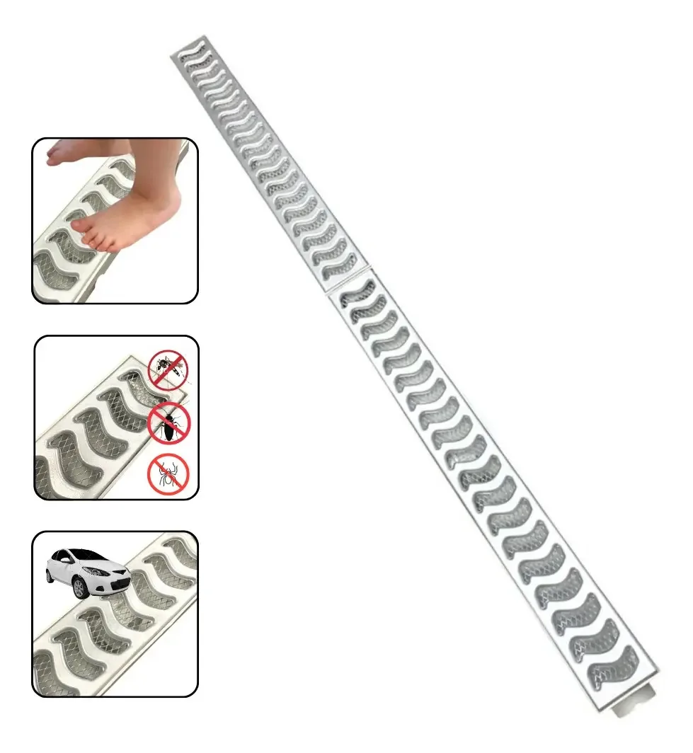 Kit 05 Ralos Exclusivo 6x50 Reforçado Com Tela + Coletor Br