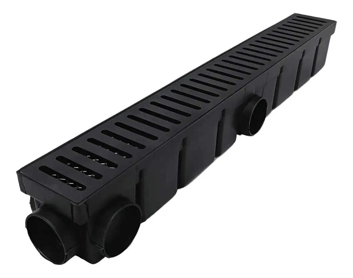 Kit 2 Ralos 6x50 Plástico Conjunto Preto C/ Tela Anti Inseto
