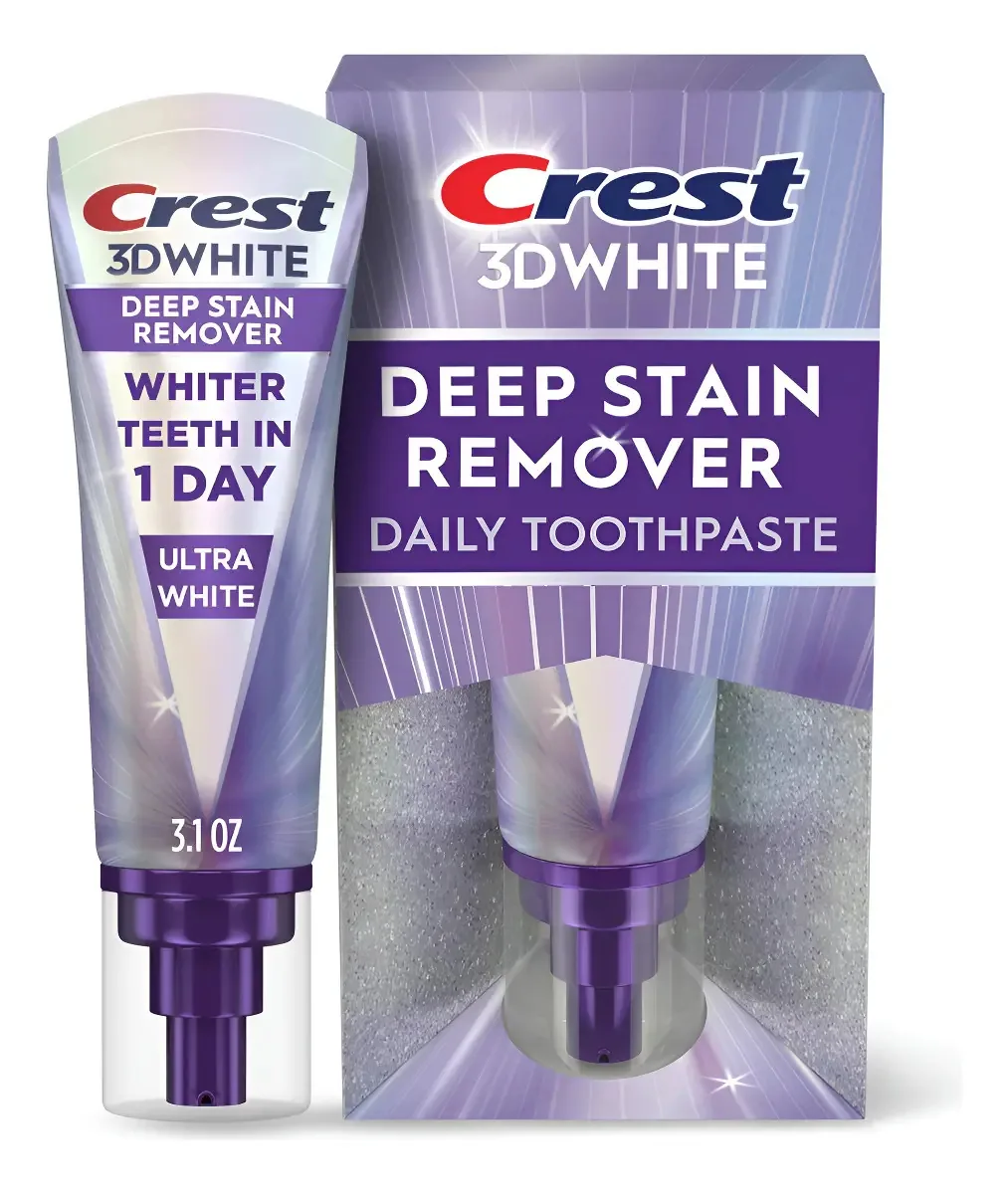 Creme Dental Crest Deep Stain Remover 3d White 87g