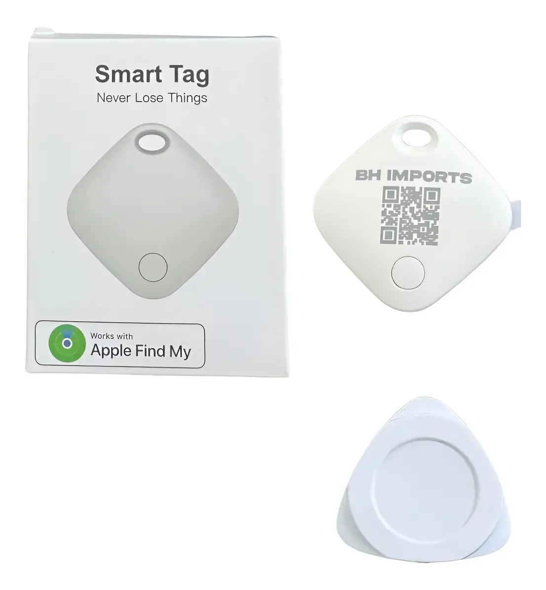 Tag Rastreador BH Imports Smart Tag P/ Animais e Objetos iPhone Apple