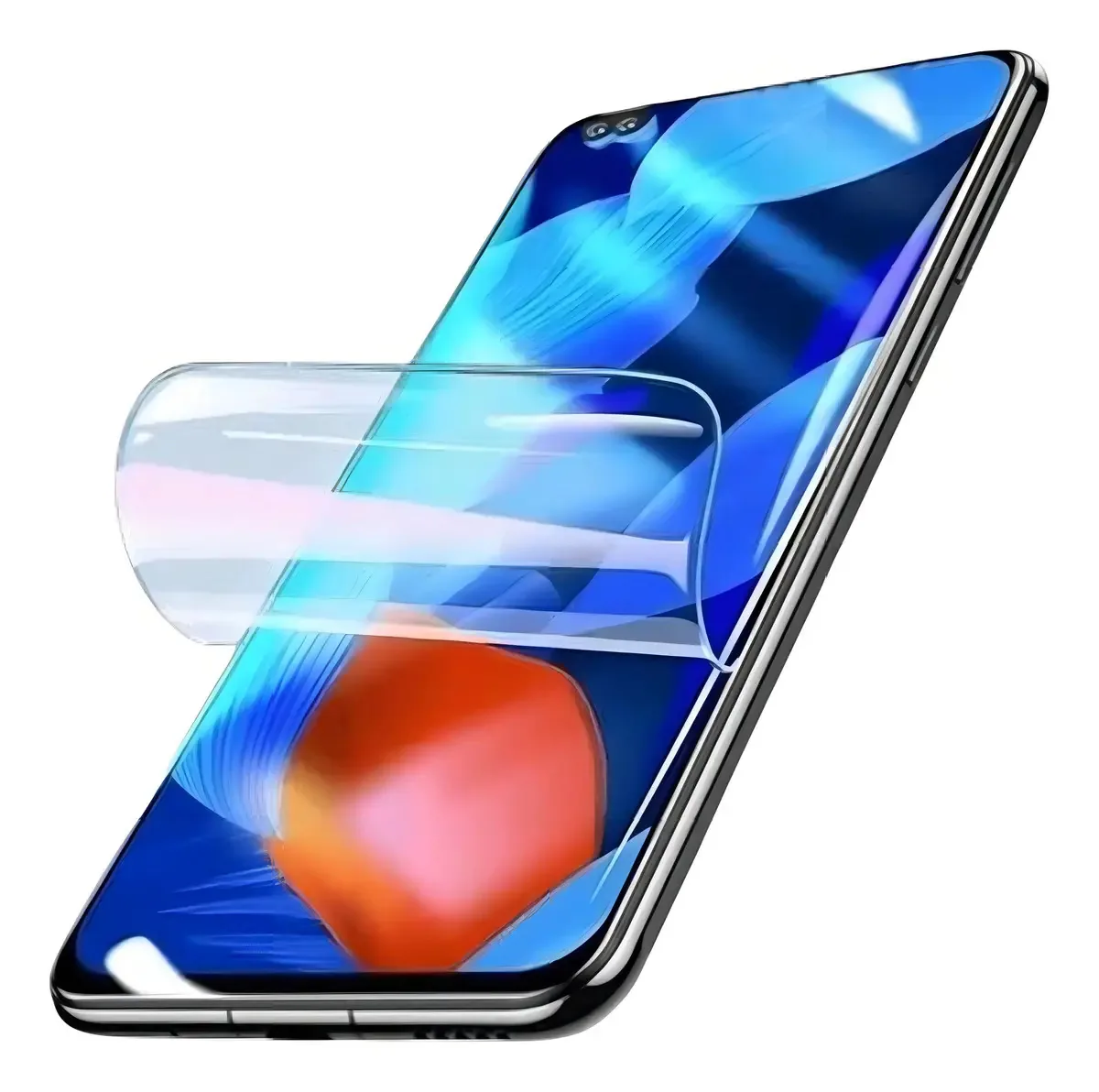 Película Flexível Transparente + Case Para Moto G100