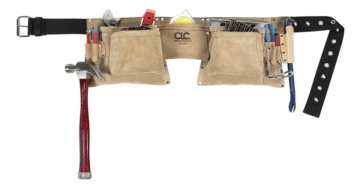 Cinto de ferramentas personalizado Leathercraft Super Suede
