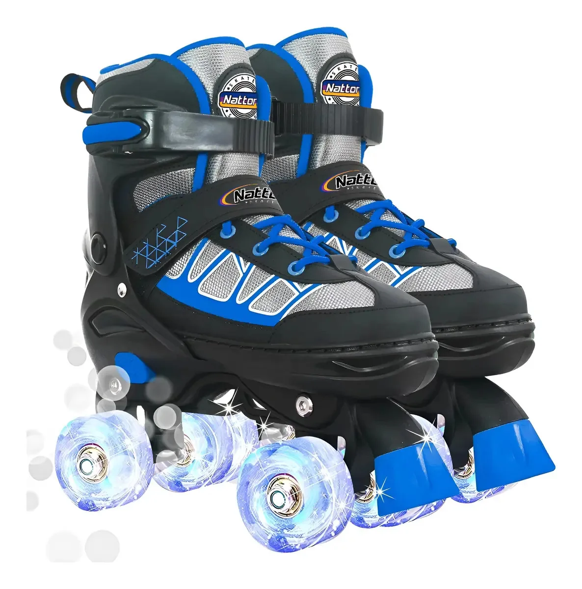Patins ajustáveis para crianças com rodas iluminadas