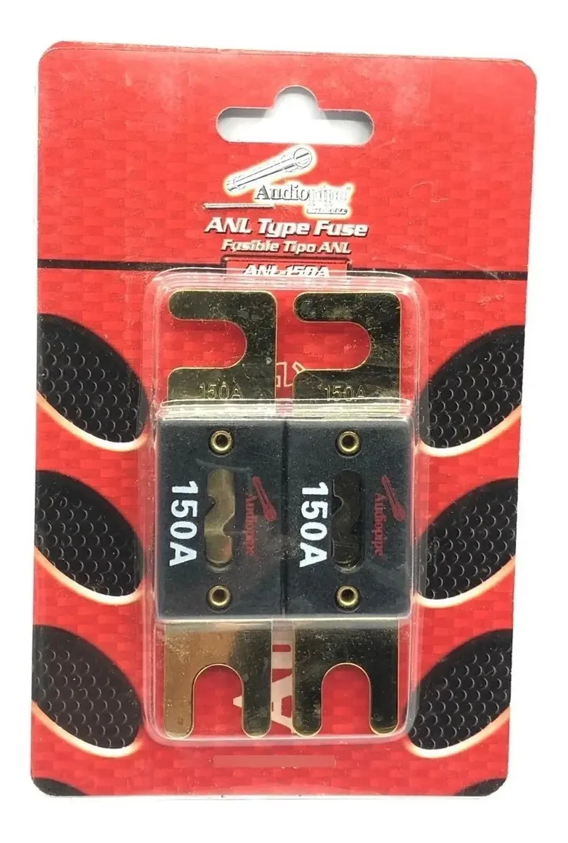 Blister Audiopipe Anl 150 Amp com 2 fusíveis