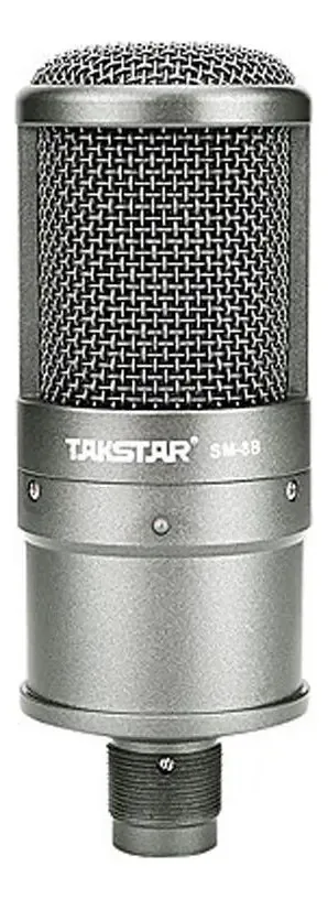 Microfone condensador Takstar SM8b para estúdio de gravação