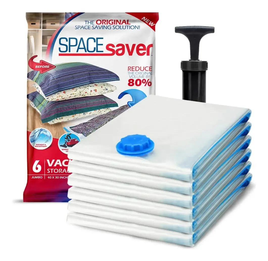 Sacos que economizam espaço