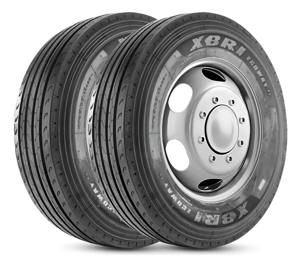 Kit 2 Pneu Aro 22.5 295/80r22.5 Xbri Ecoway P2 152/149m 18pr