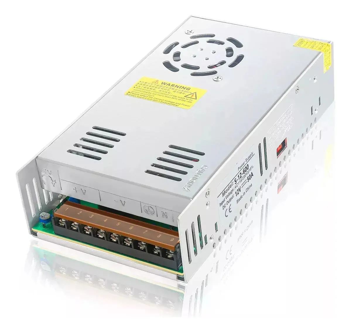 Transformador de driver eliminador de alimentação comutada 12v50a 600w