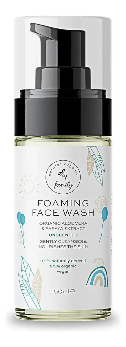 Sabonete facial espumante para crianças, limpe e use sabonete facial