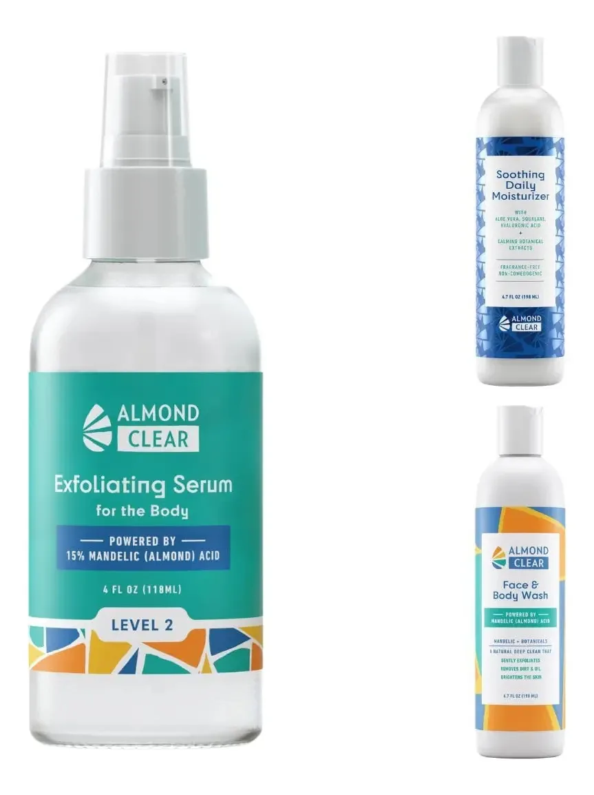 Kit de limpeza corporal para acne