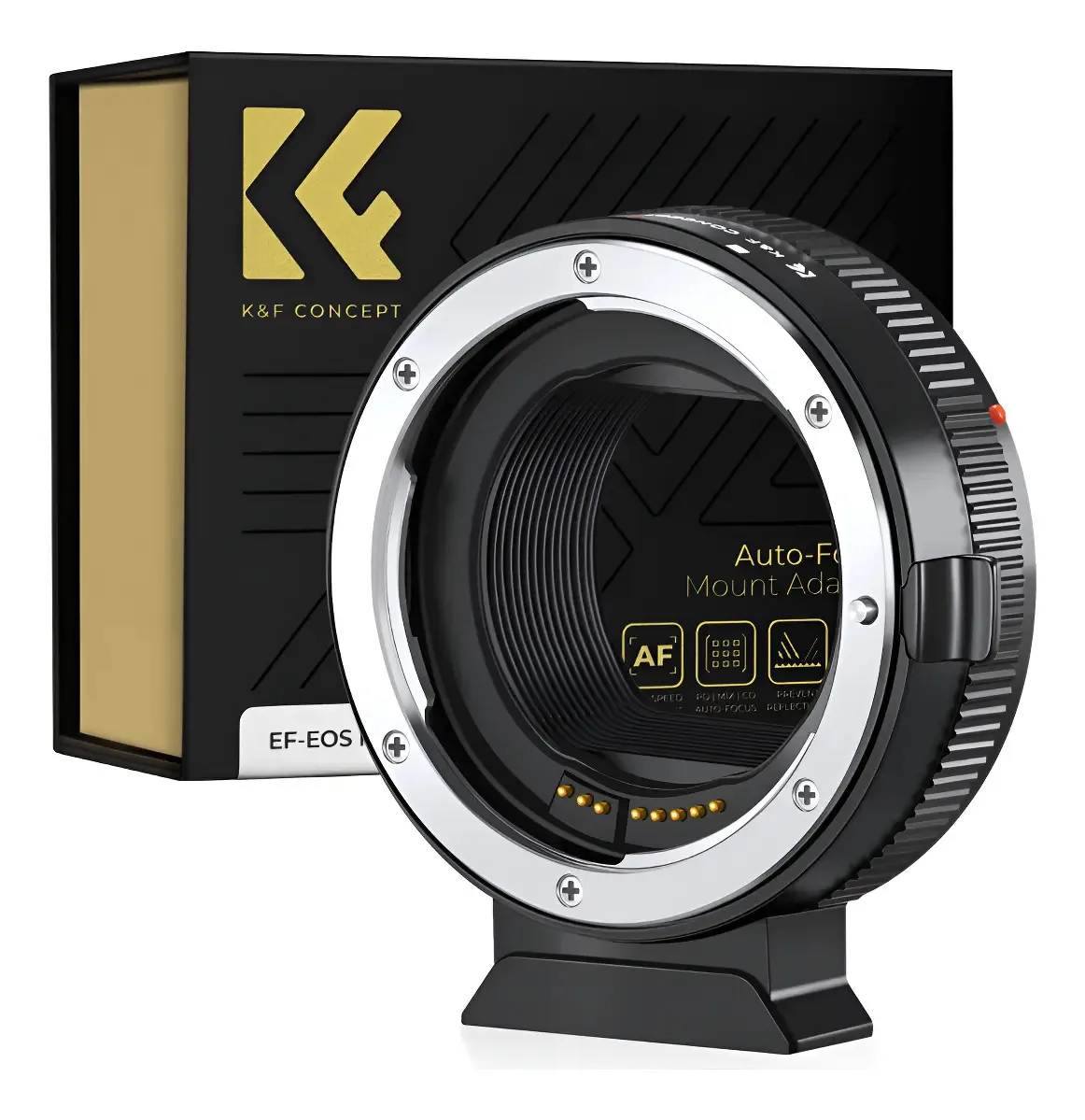 Adaptador de foco automático Canon EF Lens para câmeras