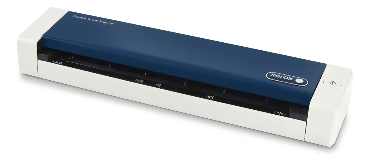 Scanner Xerox Duplex Travel Portátil Usb Bivolt - Branco Azul/branco