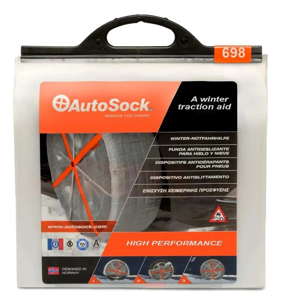 Autosock 698 - Corrente de Pneus Tamanho 698