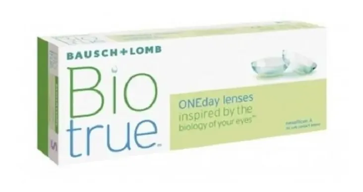 Lentes Contato Diárias Bausch + Lomb Biotrue +1.50 Hipermetropia 30 Unidades