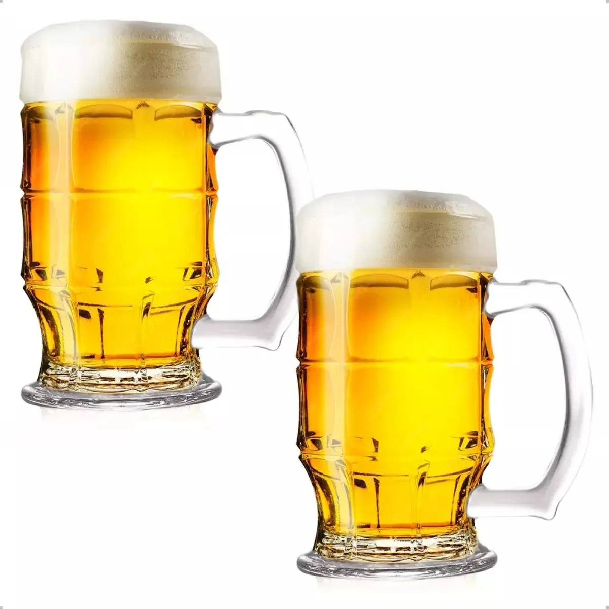 Conjunto de 2 copos de cerveja Shopero Glass Copos de cerveja 400 ml Arcashopping Glass Copos de cerveja Conjunto de copos