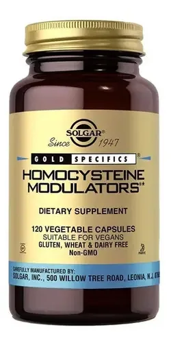 Solgar Moduladores De Homocisteína 120 - Cápsulas Vegetais