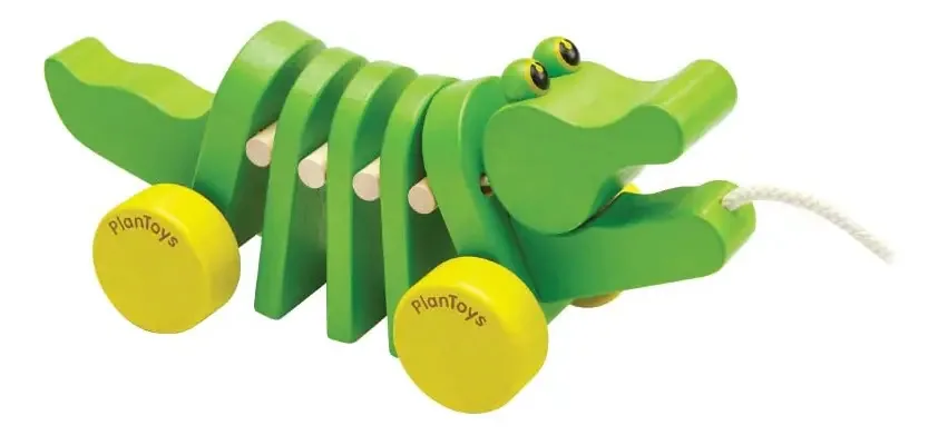 Plantoys (5105) Brinquedo de empurrar e puxar de madeira