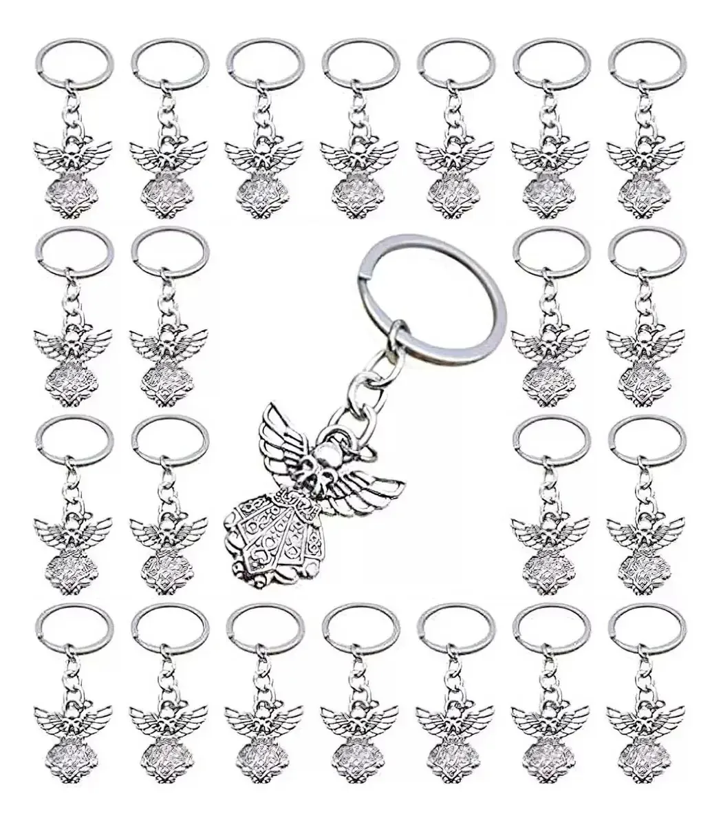 Chaveiros Shower Angel de 30 peças para batizado
