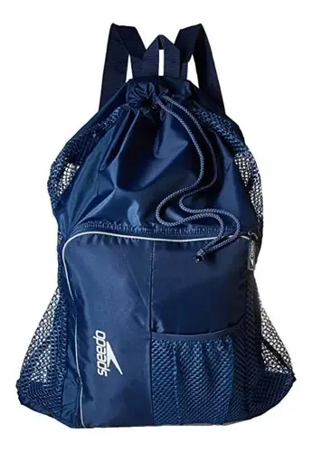 Bolsa Speedo para artigos de natação - malha ventilada - laranja Cor: azul