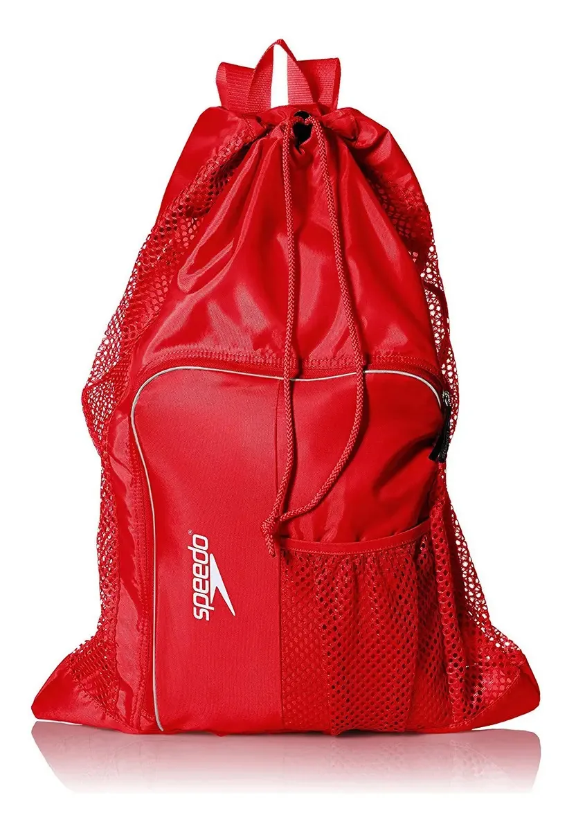 Bolsa de malha ventilada para equipamentos esportivos