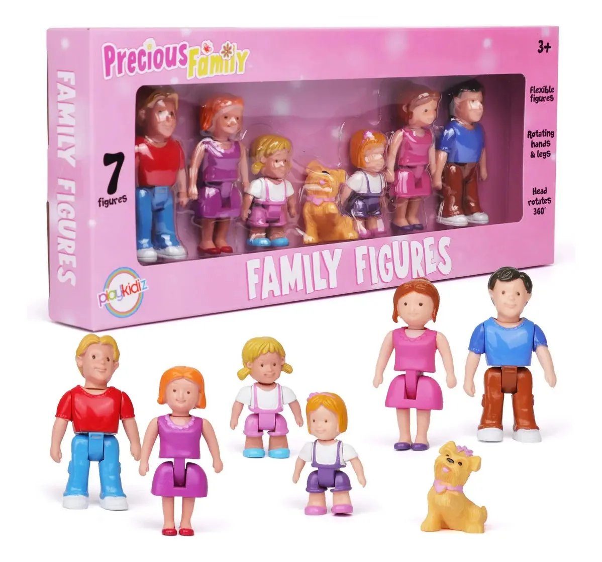 Jogo Playkidz Family Figures para 7 pessoas de Jugu