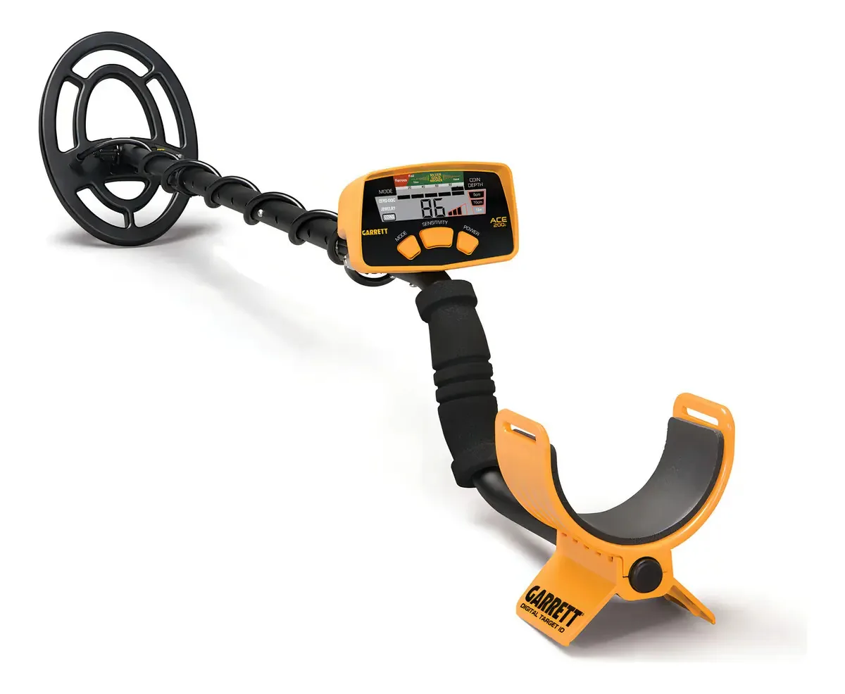 Detector De Metais Garrett Ace 200i Amarelo