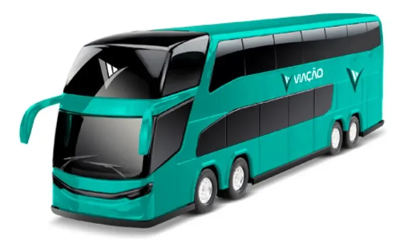 Ônibus Brinquedo Roma Busão Verde Escala 1:43 Linha Pesada