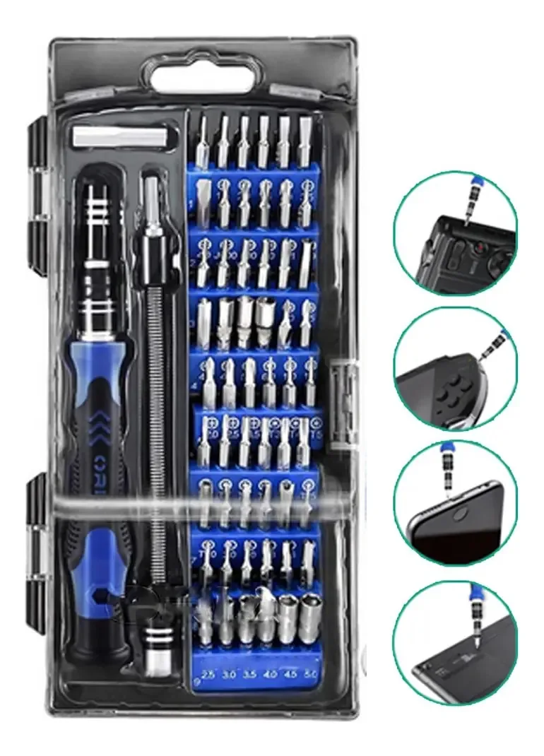 Kit Chaves Celular 59 Em 1 Jogo Reparo Notebook Tablet