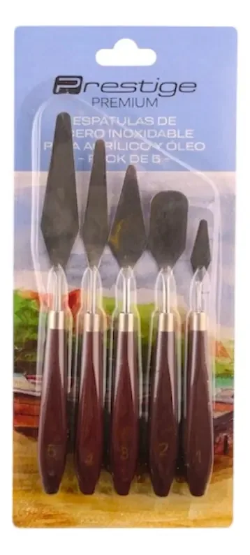 Espátulas de óleo metálico Prestige X5