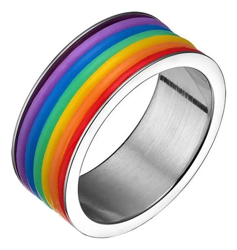 Deevoka Doce 9mm Arco-íris Sólido de Joalheria, 7