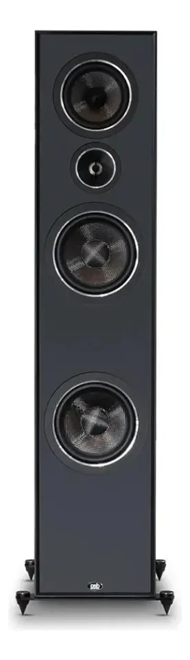 Par de alto-falantes Psb Imagine T65 200W/3 vias/6 1/2 torres, cor preta