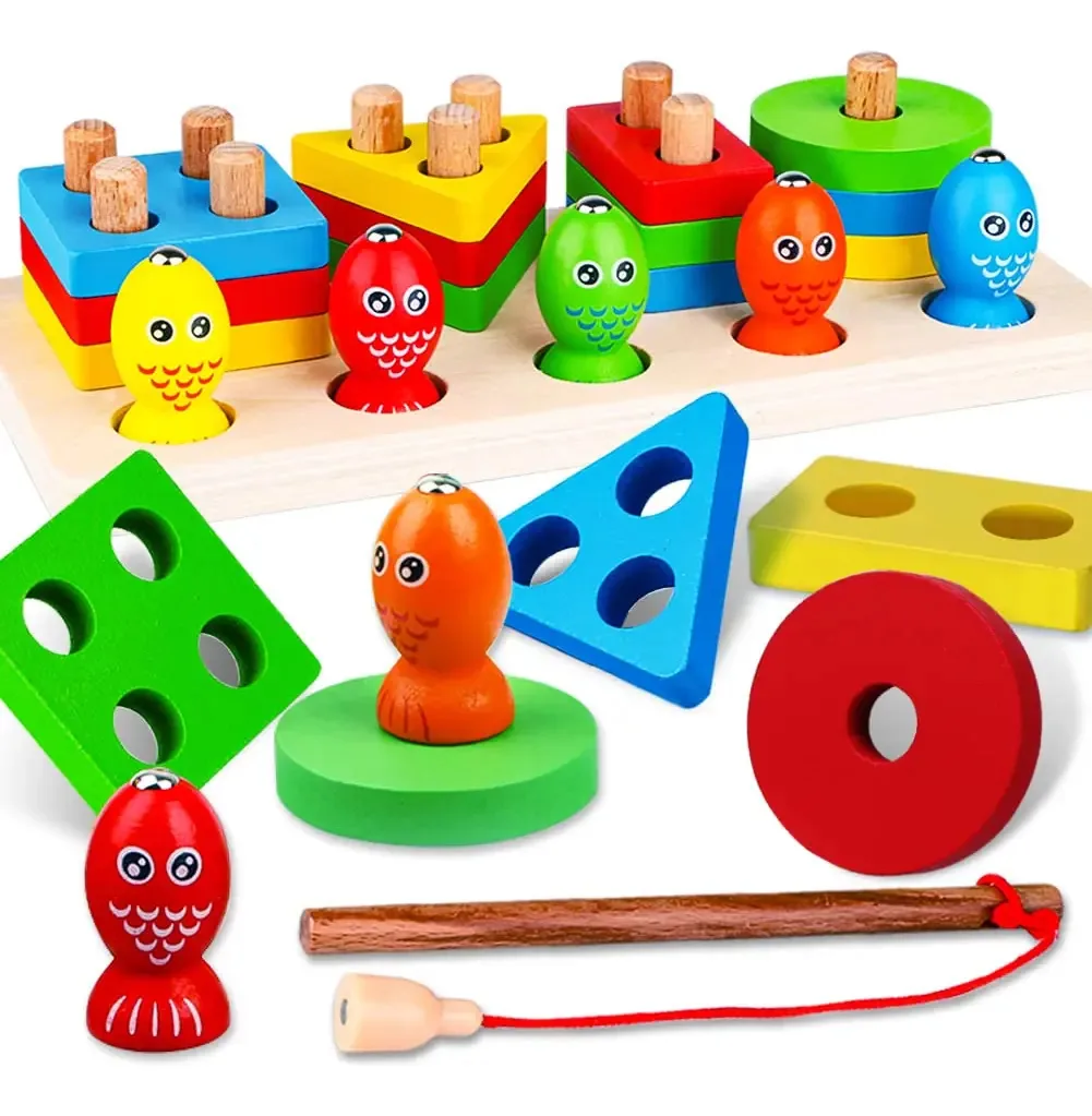 Brinquedos Educativos Yanlin, Brinquedos Montessori, Jogos de Quebra-Cabeça Geométricos Interessantes, Desenvolvem a Capacidade de Coordenação Prática de Meninos e Meninas