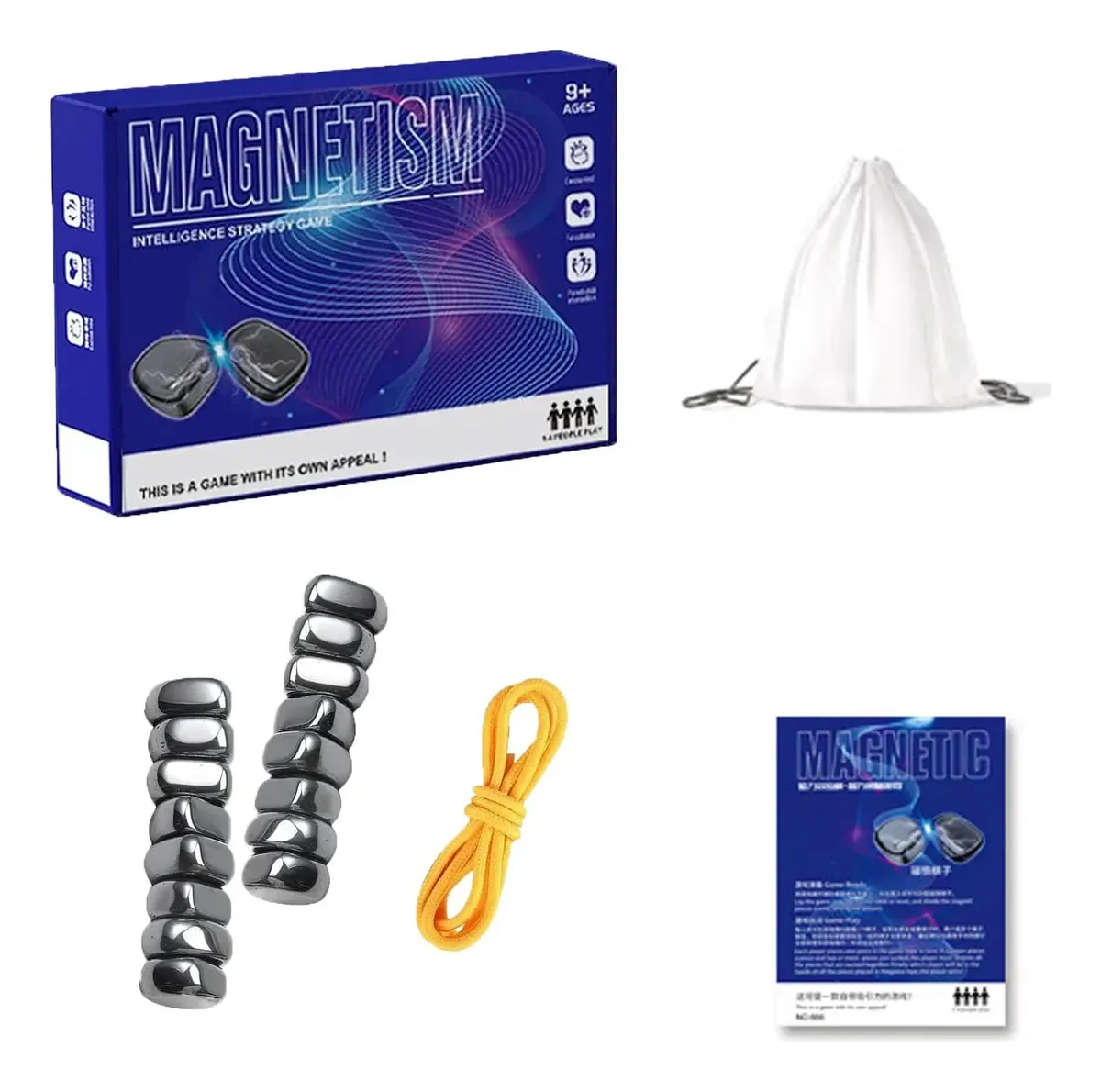 Jogos de Xadrez Magnéticos de Mesa para Família e Amigos
