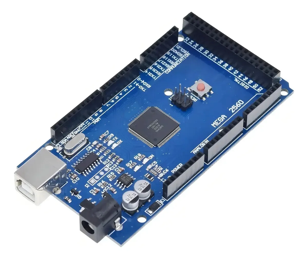 5 Placas Compatível Com Arduino Mega 2560 R3 16au Ch340g