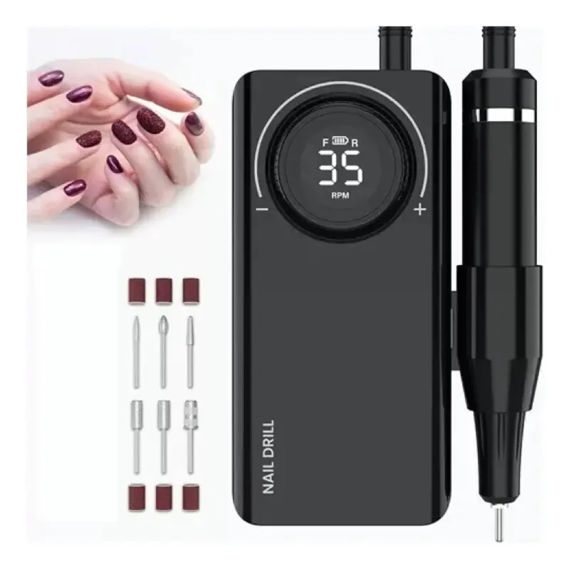 Torno sem fio Uv-201 para manicure e podologia profissionais