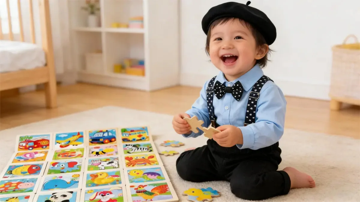 Conjunto de ternos formais para bebês: 6 m, 12 m, 18 m, 24 m, cor azul, tamanho 12-18 m
