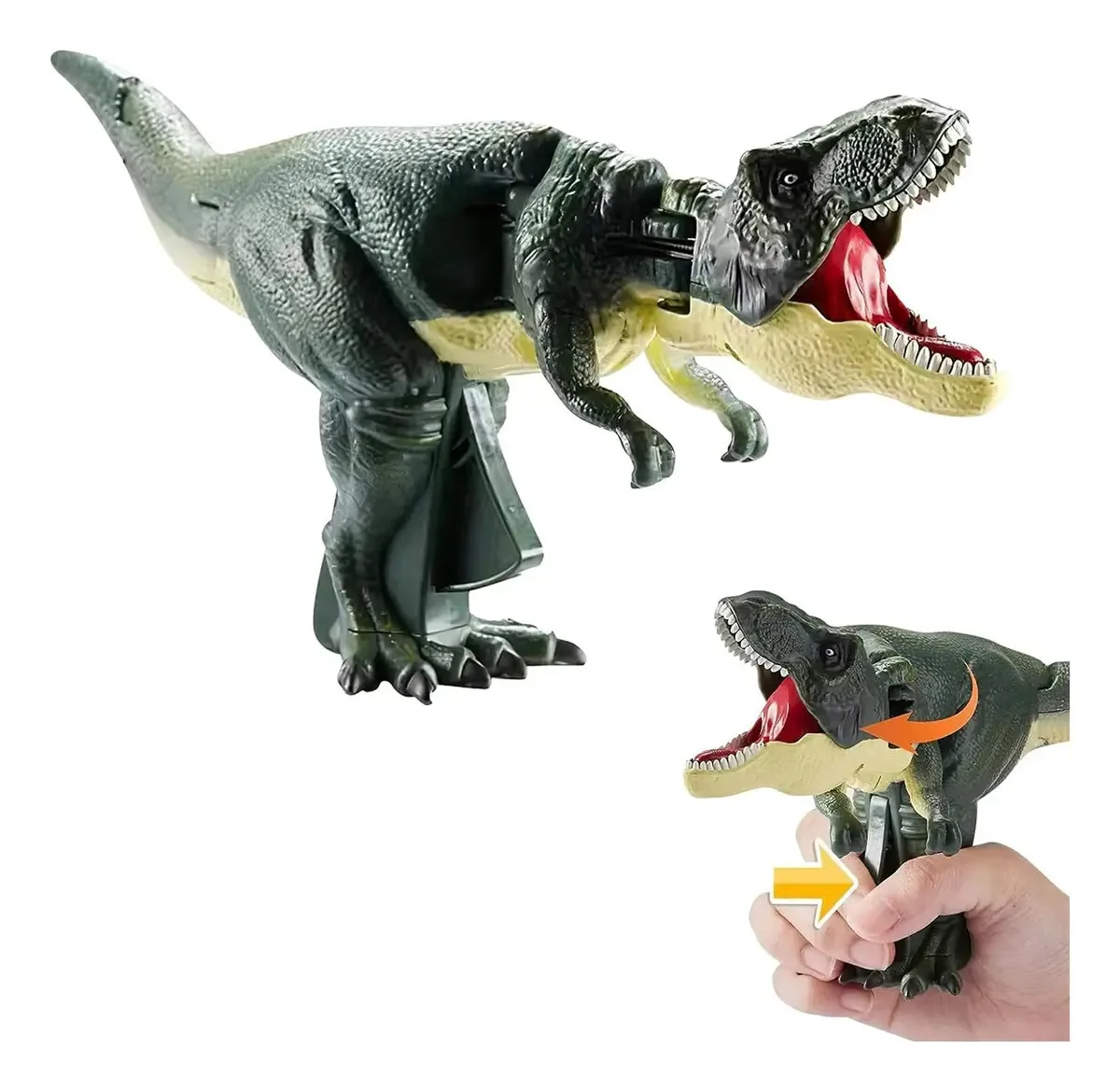 Brinquedo telescópico de descompressão de dinossauro para crianças