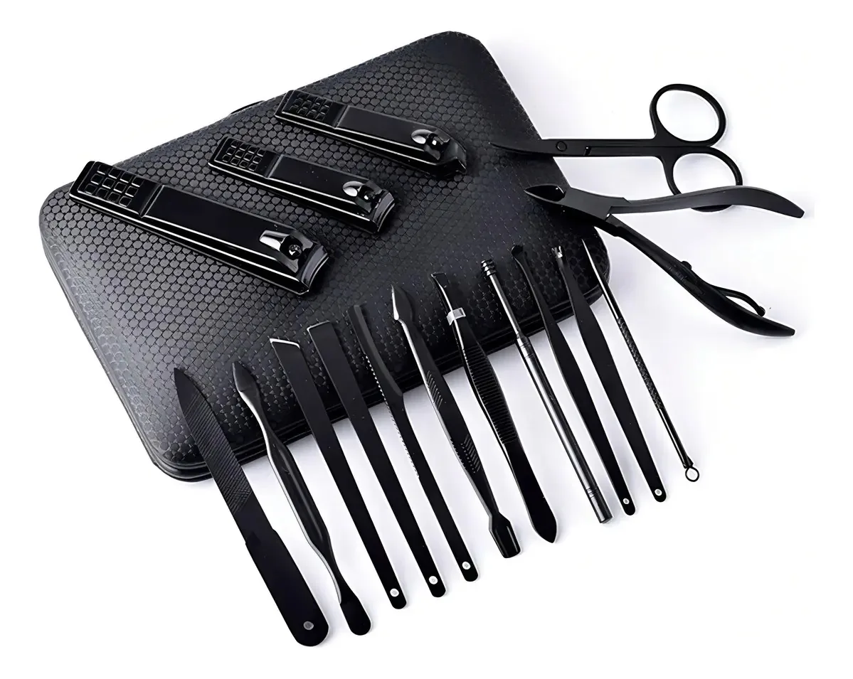 Ferramenta portátil de manicure profissional para pedicure, 16 unidades