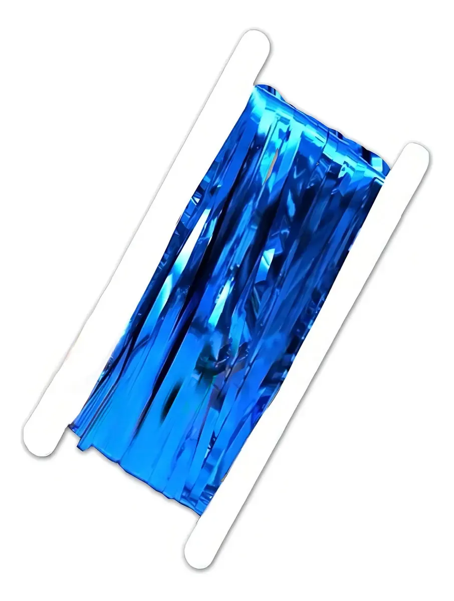 Cortina Metalizada Azul Tiffany