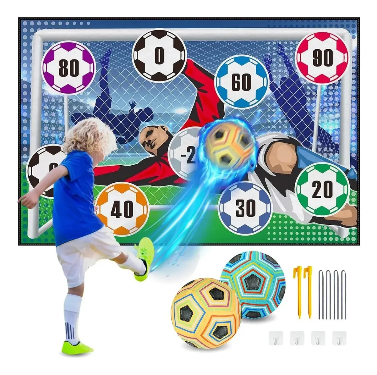Jogo de futebol para crianças Divertido jogo de tiro de futebol