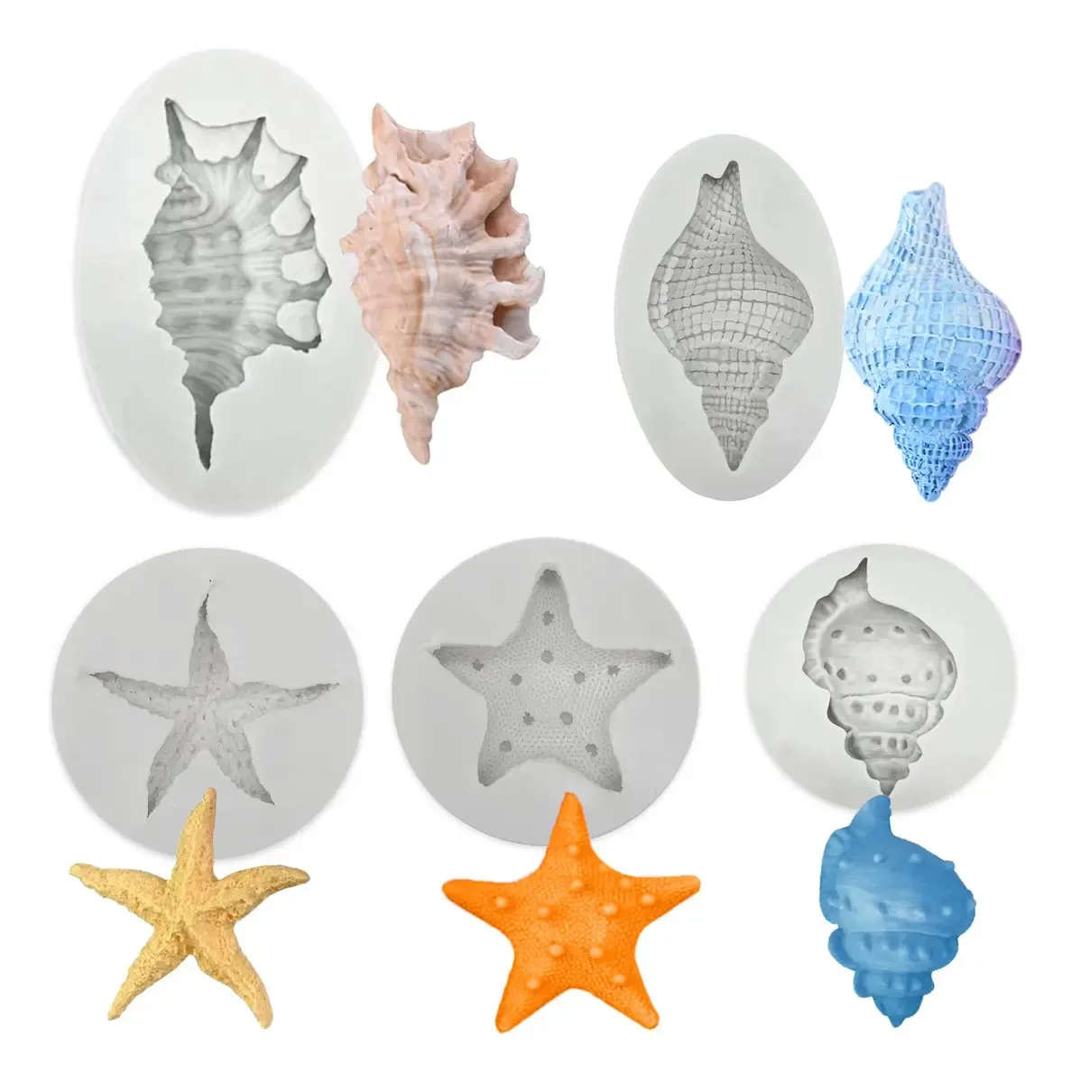 Moldes de silicone para decoração de tortas e bolos