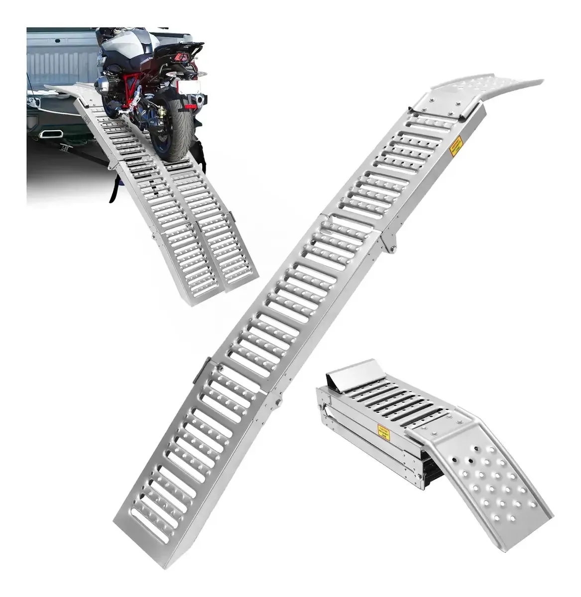 Rampa dobrável Fuepo para motocicleta/quadriciclo